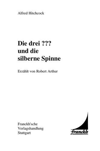 Die drei ??? - und die silberne Spinne