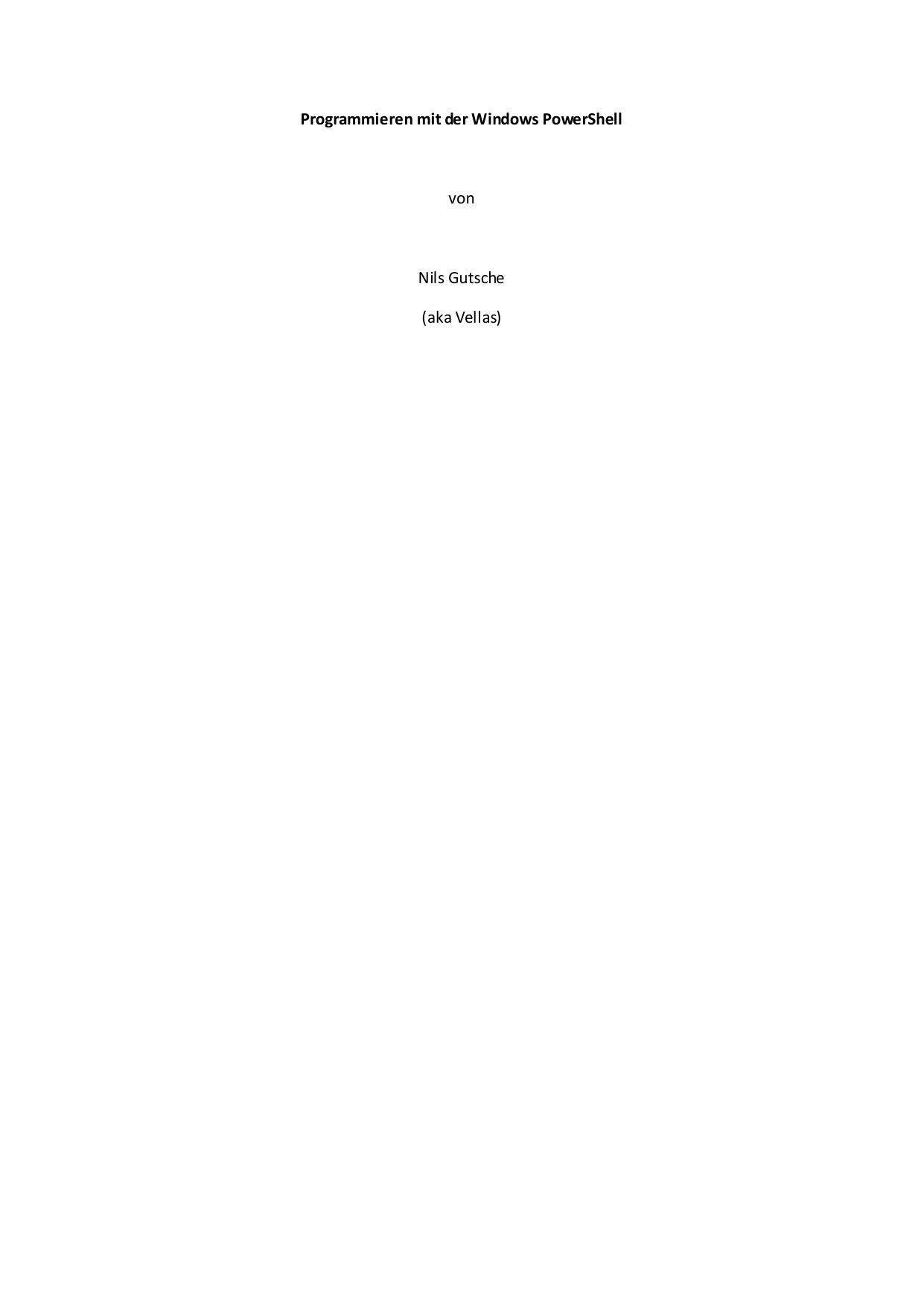 powershell tutorial